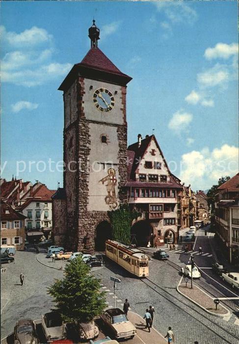 Strassenbahn Freiburg im Breisgau Schwabentor
