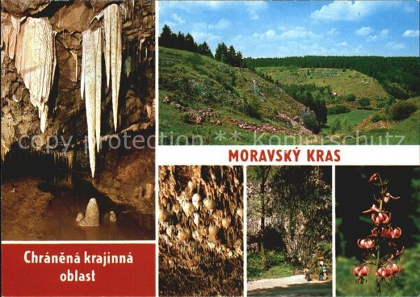 Hoehlen Caves Grottes Moravsky Kras Chranena krajinna oblast