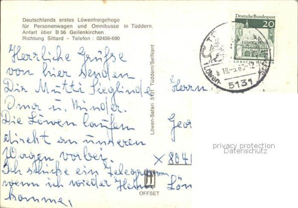 Loewe Löwenfreigehege Tüddern – Bild 2