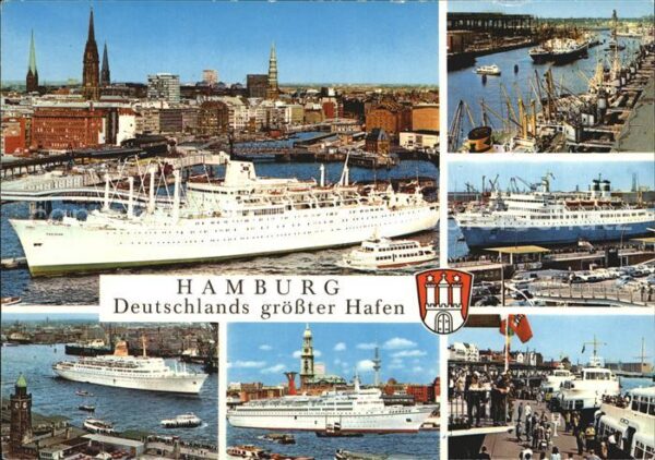 Faehre Ferry Bac Traghetto-- Hamburg Hafen