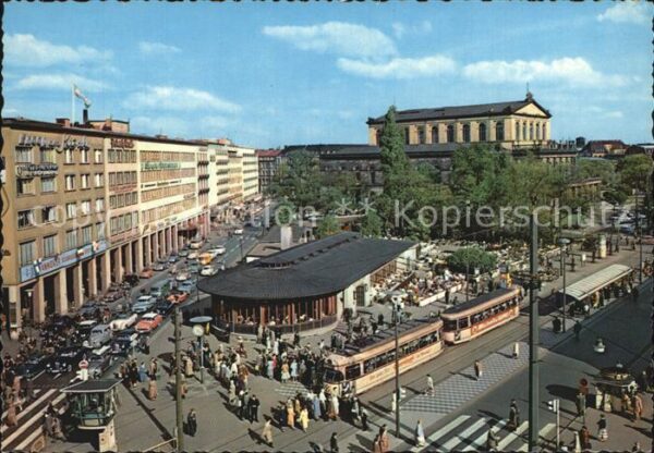 Strassenbahn Hannover Cafe am Kröpcke Opernhaus