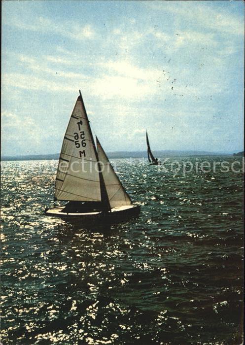 Segelboote Balatonrol Plattensee