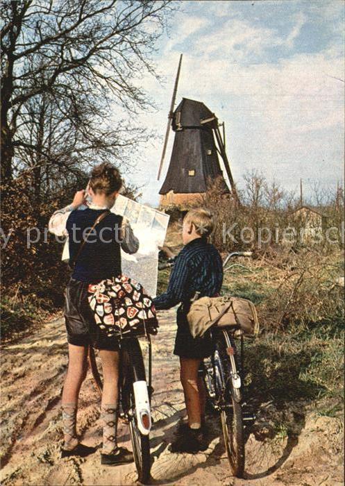 Windmuehle Kinder Fahrrad Münsterland