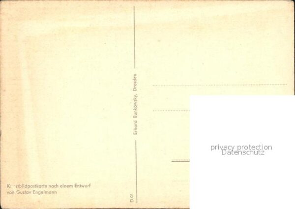 Rosen Künstlerkarte Gustav Engelmann – Bild 2