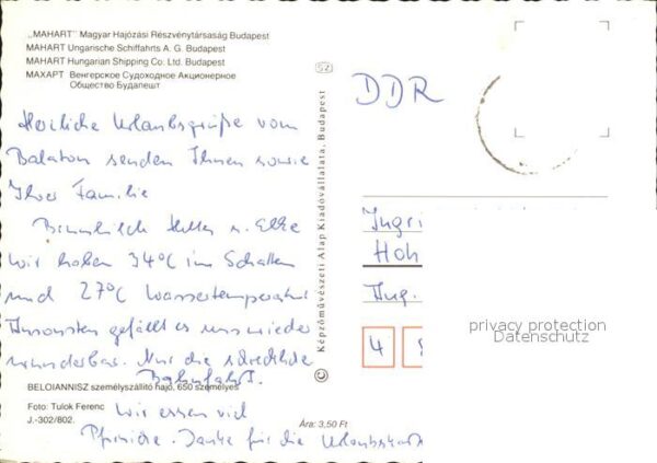 Motorschiffe Beloiannisz  Mahart Ungarn – Bild 2