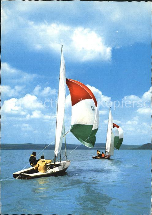 Segelboote Balatonrol Plattensee