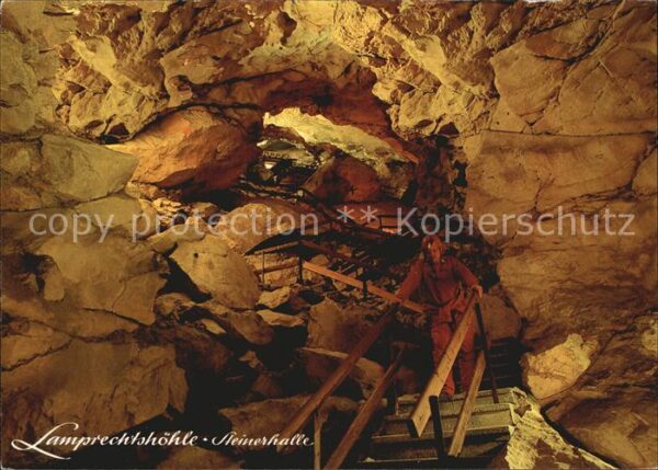 Hoehlen Caves Grottes Lamprechtshöhle Steinerhalle St. Martin