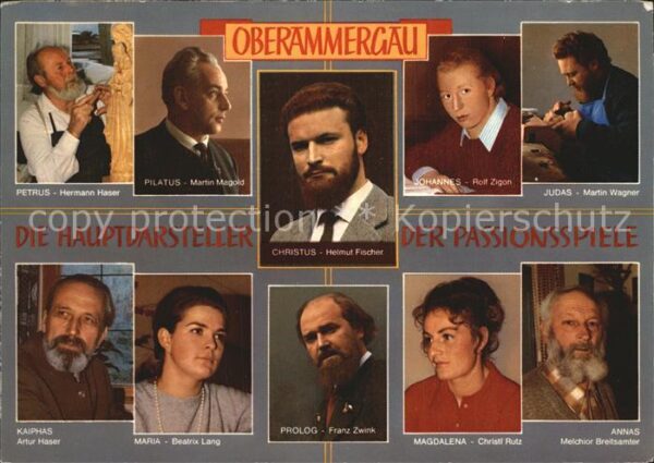 Passionsspiele Oberammergau Oberammergau Hauptdarsteller