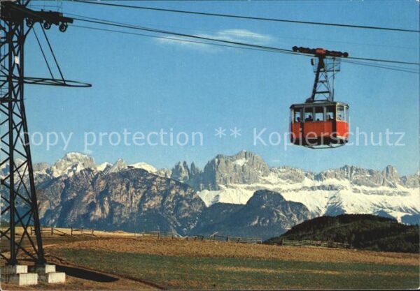Seilbahn Ritten Bozen Renon Bolzano