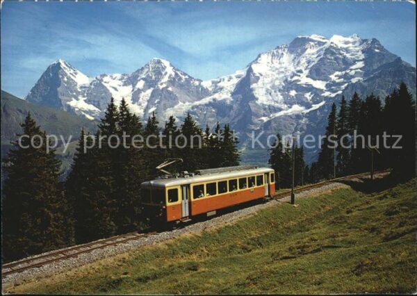 Zahnradbahn Grütschalp-Mürren Eiger Mönch Jungfrau
