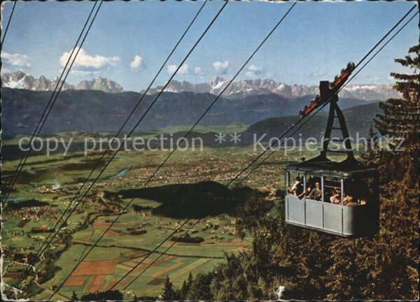 Seilbahn Kanzelbahn Villach Julischen Alpen