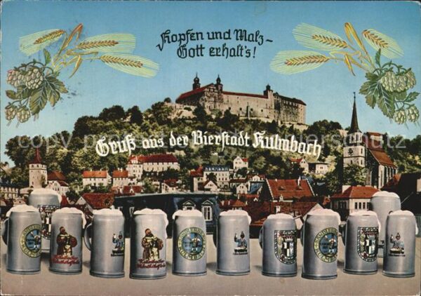 Bier Bierkrüge Kulmbach