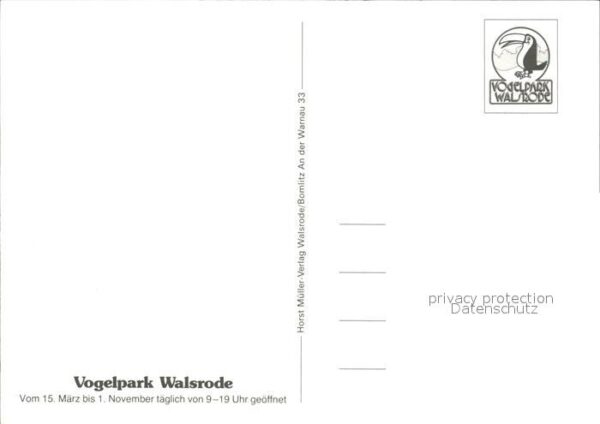 Voegel Vogelpark Walsrode Luisenhöhe Heidjergr – Bild 2