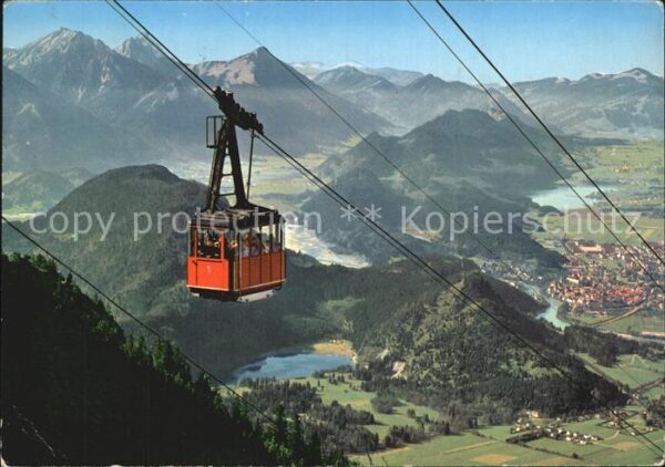 Seilbahn Tegelberg Schwangau Füssen Brentenjoch