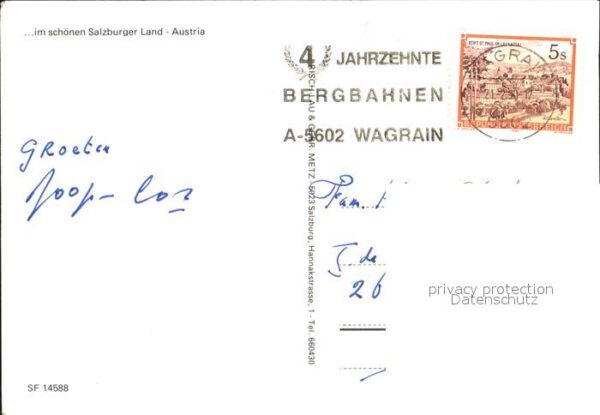 Seilbahn Grafenberg Wagrain Salzburger Land – Bild 2