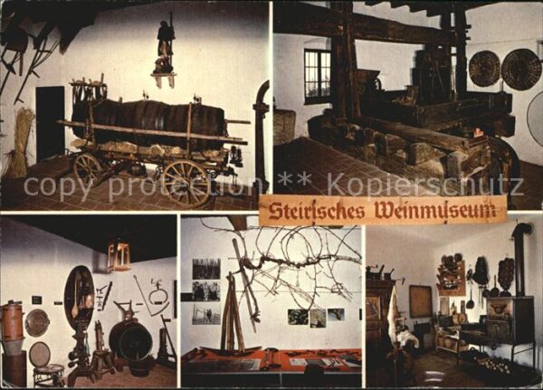 Wein Steirisches Weinmuseum Kitzeck im Saust