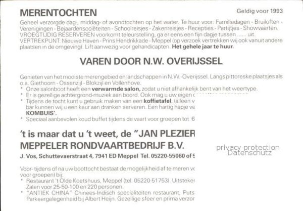 Motorboote Salonboot Jan Plezier Meppel – Bild 2