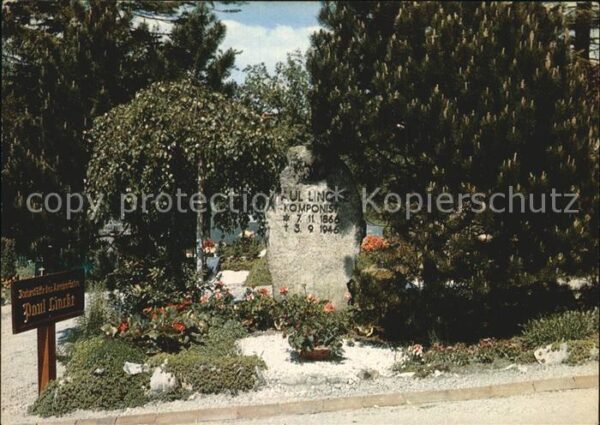 Komponist Paul Lincke Denkmal Waldfriedhof Hahnen