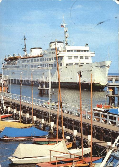 Faehre Ferry Bac Traghetto-- Fährschiff Warnemünde Rostock