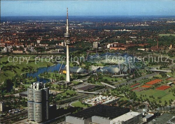 Olympia Olympiagelände BMW-Hochhaus Olympiaturm