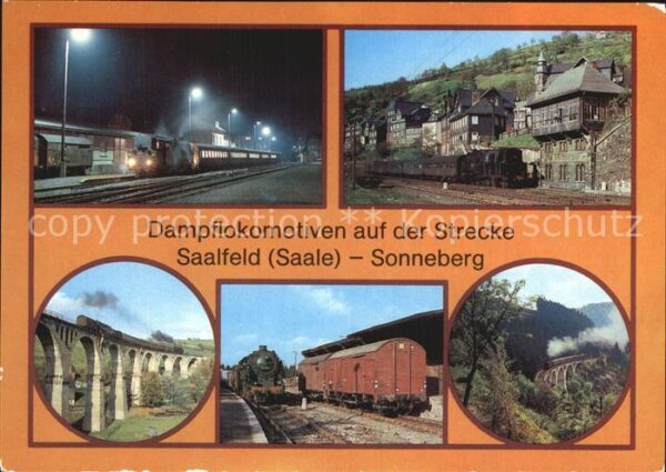 Lokomotive Dampflokomotiven Strecke Saalfeld-Sonne
