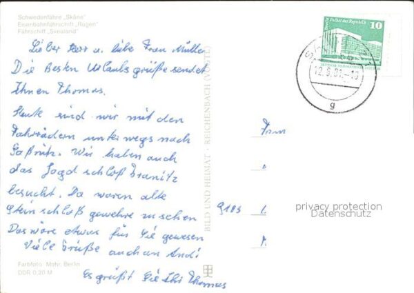 Faehre Ferry Bac Traghetto-- Schwedenfähre Skane Rügen Svealand Sass – Bild 2