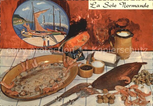 Lebensmittel Rezept Sole Normande