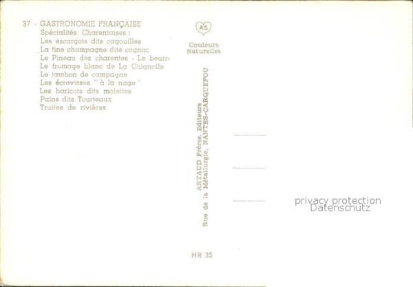 Lebensmittel Gastronomie Francaise Specialites Chare – Bild 2