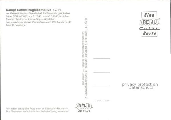 Lokomotive Dampf-Schnellzuglokomotive 12.14 – Bild 2