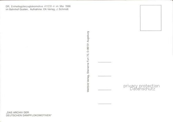 Lokomotive Einheitsgüterzuglokomotive 411231-4 Bah – Bild 2