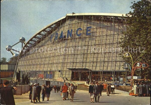 Exposition Universelle Bruxelles 1958 Pavillon de la France