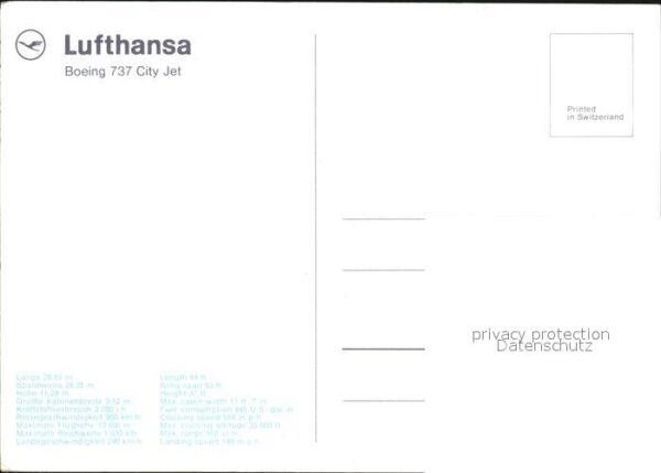 Lufthansa Boeing 737 City Jet – Bild 2