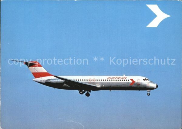 Flugzeuge Zivil Austrian Airlines Douglas DC 9/32