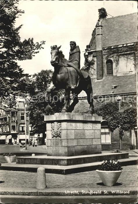 Denkmal Utrecht Standbeeld St. Willibrord