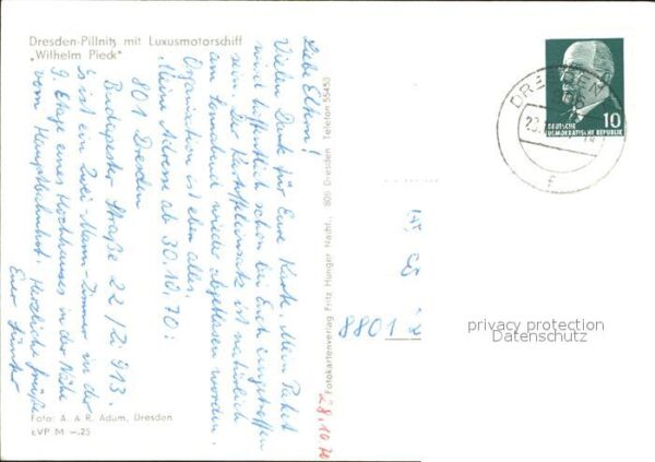 Motorschiffe Wilhelm Pieck Dresden-Pillnitz – Bild 2