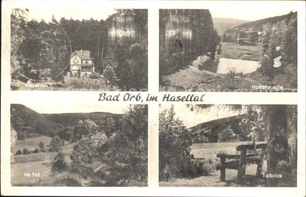 Bad Orb Haselruh Haselquelle Talblick Landschaf