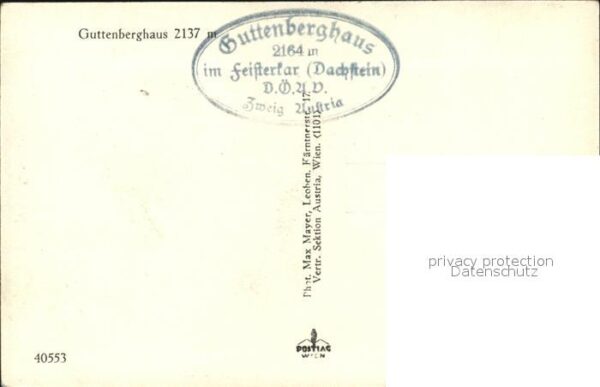 Ramsau Dachstein Steiermark Guttenberghaus im Feisterkar Berghaus – Bild 2