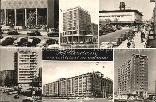 Rotterdam Beursplein Holbeinhuis Flatgebou Zuidpl