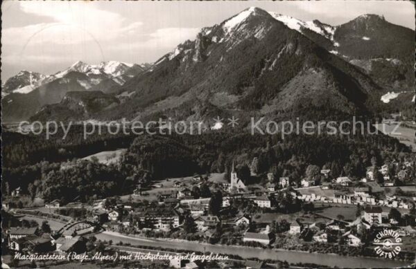 Marquartstein mit Hochplatte und Geigelstein Ammergau