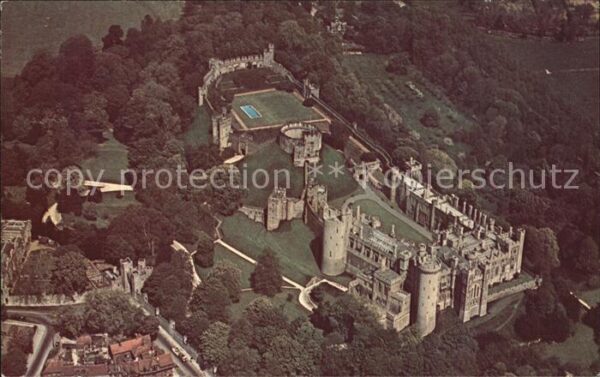 Arundel Castle from the air