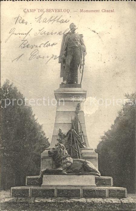 Camp de Beverloo Monument Chazal Denkmal Statue