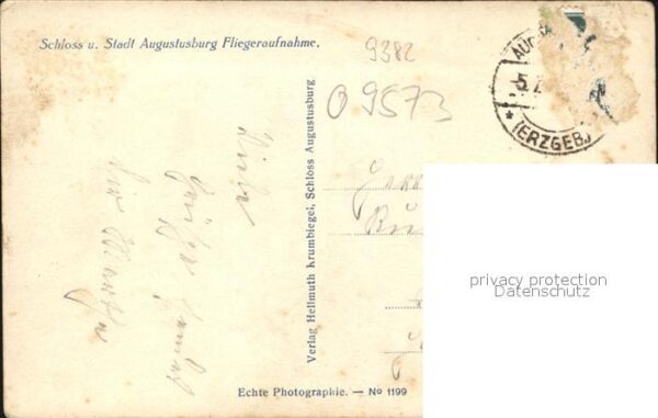 Augustusburg Schloss und Stadt Fliegeraufnahme – Bild 2