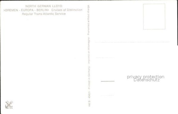 Bremen Life on Board North German Llyod Trans – Bild 2