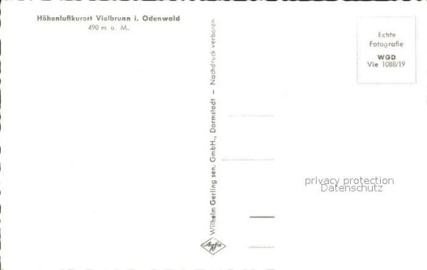 Vielbrunn Ortsansicht mit Kirche Höhenluftkurort – Bild 2