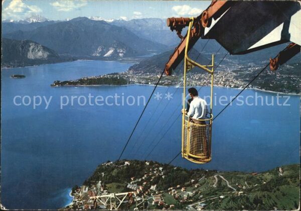 Laveno Lago Maggiore Funivia Seilbahn Alpenpan