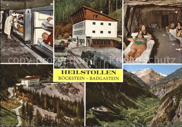 Boeckstein Heilstollen Panorama Gasteinertal Alpen