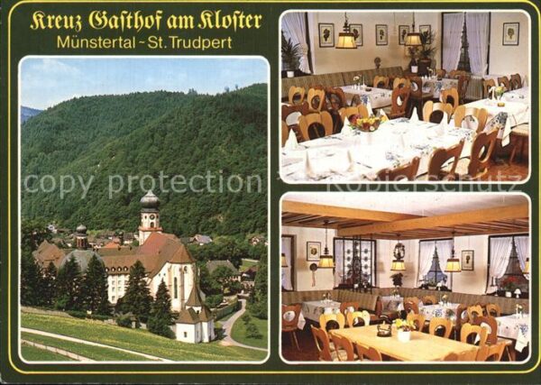 St Trudpert Kreuz Gasthof am Kloster Restaurant Sch