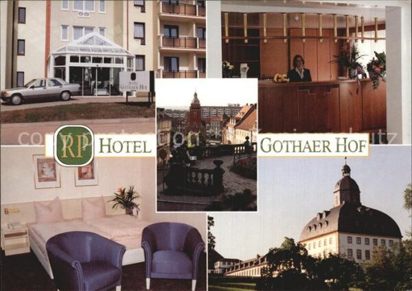 Gotha Thueringen Hotel Gothaer Hof Wartburg Ansichtskart