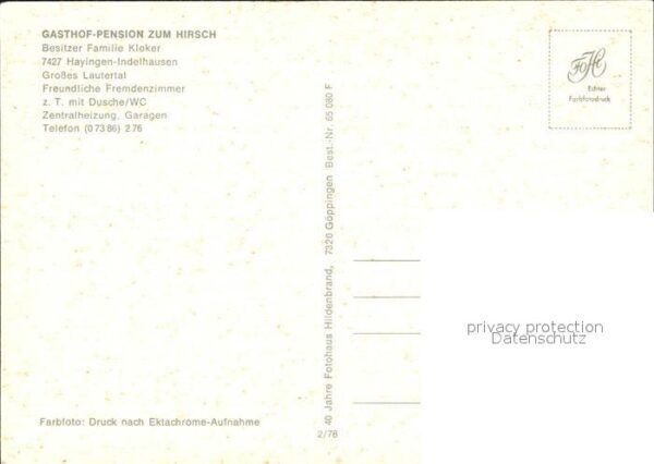 Indelhausen Gasthof Pension zum Hirsch Kirche – Bild 2