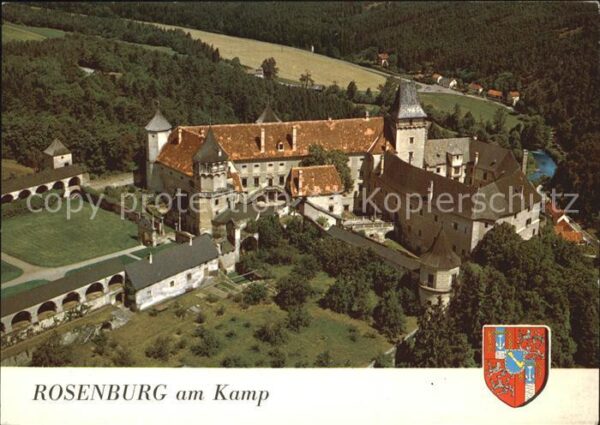 Rosenburg-Kamp Burg Torturm Turnierhof Arkaden Flieger